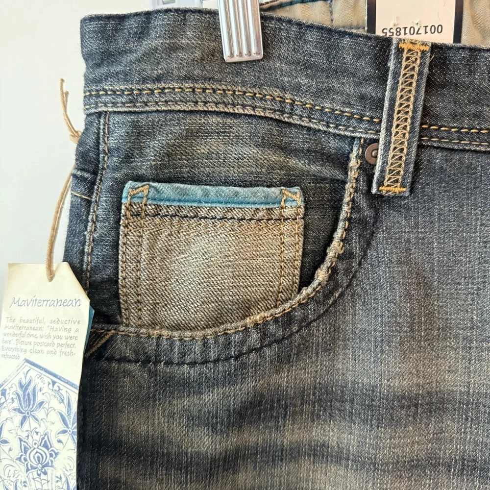 ✨ Mavi “Max” Straight Leg Jeans 32x30 Dark Wash | 100% Cotton | Made in Turkey - Picture 3 of 15